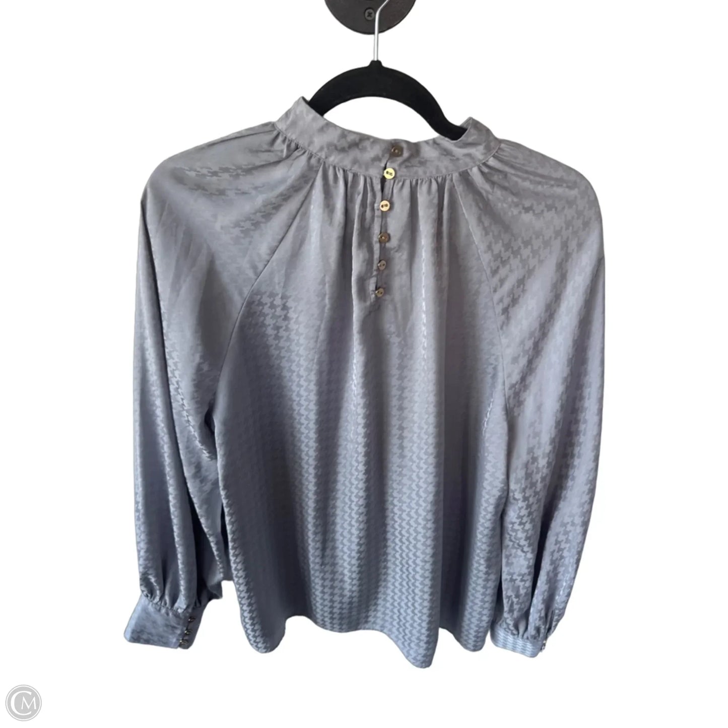 Top Long Sleeve By Ann Taylor In Grey, Size: L