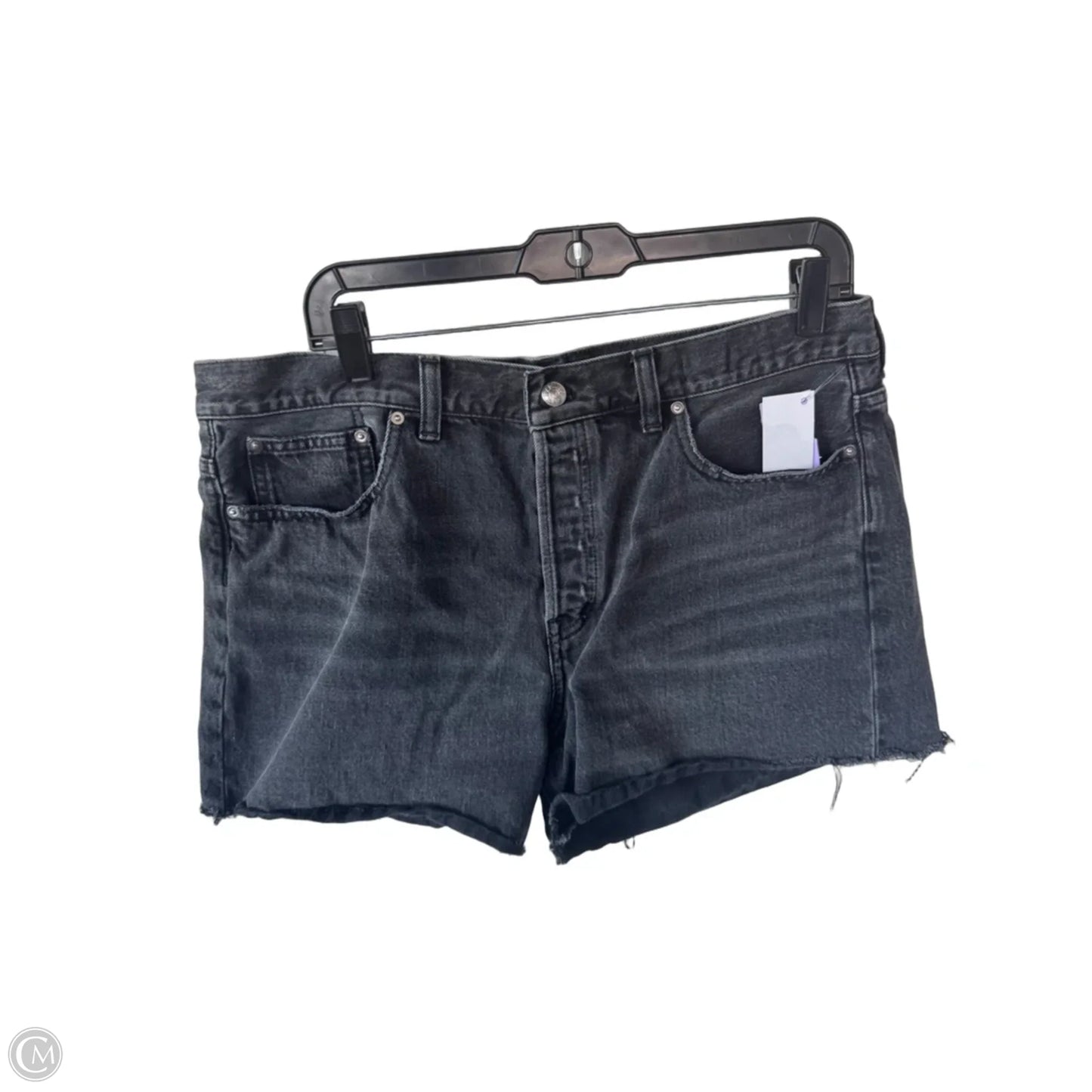 Shorts By Madewell In Black Denim, Size: 12