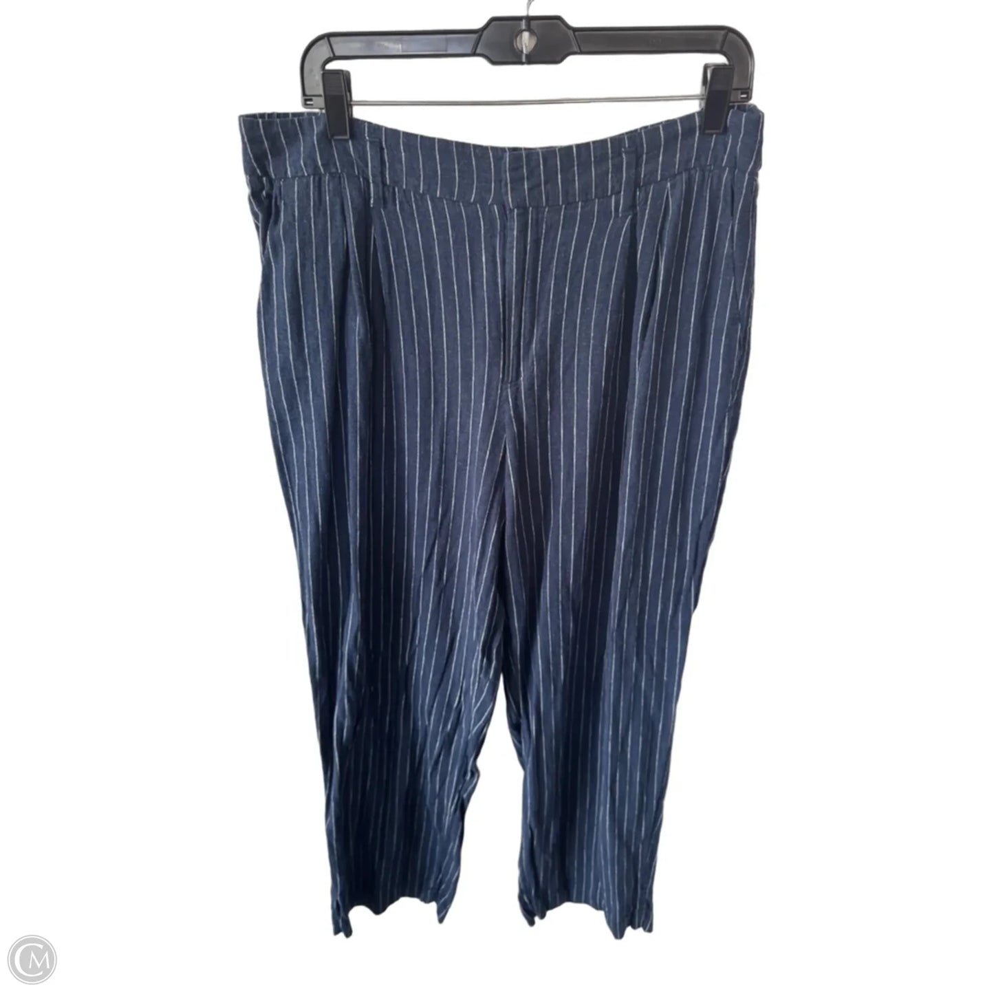 Pants Linen By A New Day In Blue & White, Size: 12