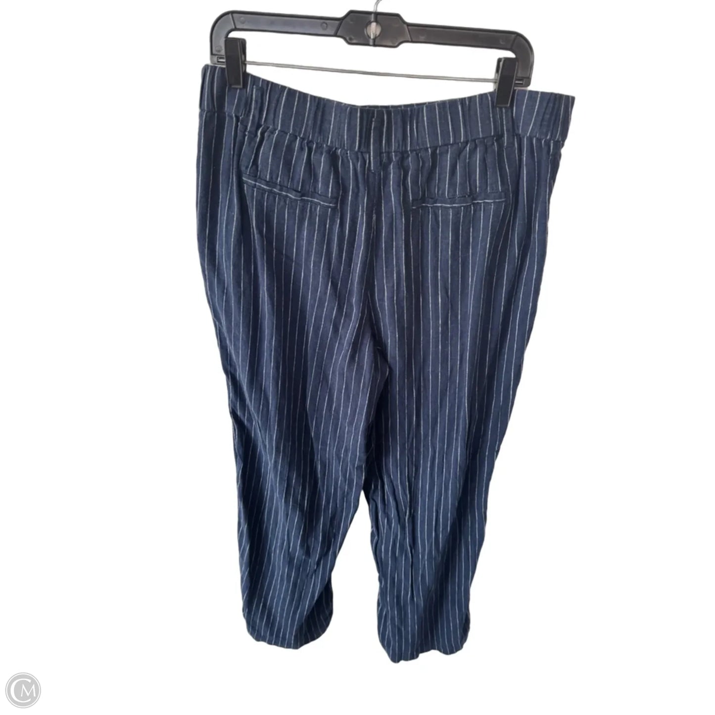 Pants Linen By A New Day In Blue & White, Size: 12