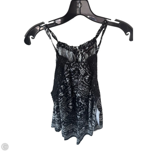Top Sleeveless By Almost Famous In Black & White, Size: S