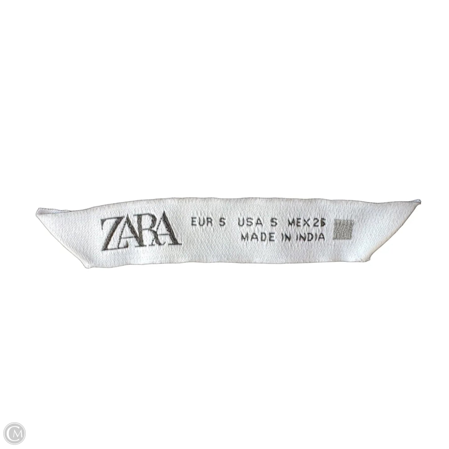 Top 3/4 Sleeve By Zara In Black, Size: S