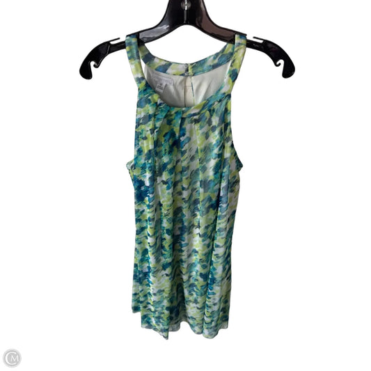Dress Casual Short By London Times In Blue & Green, Size: M