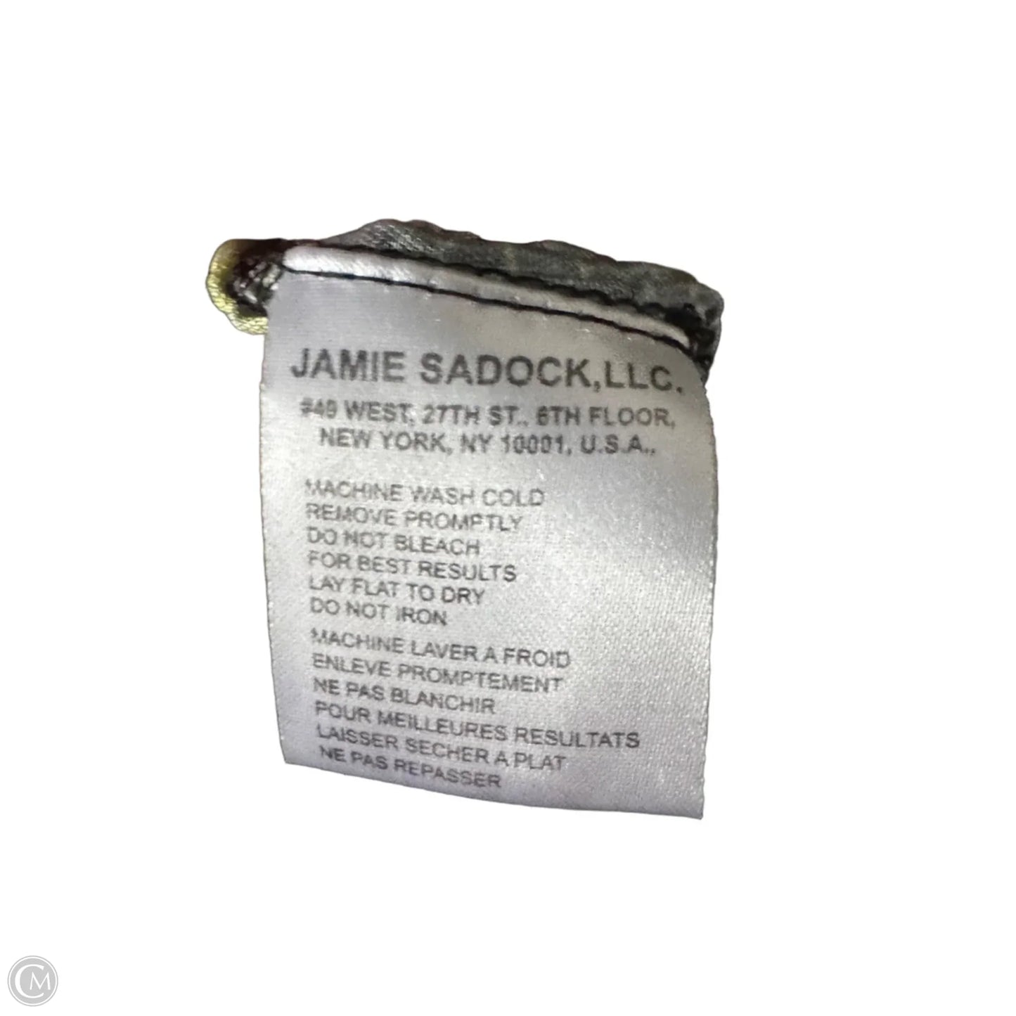 Top Short Sleeve By Jamie Sadock In Black & Green, Size: S