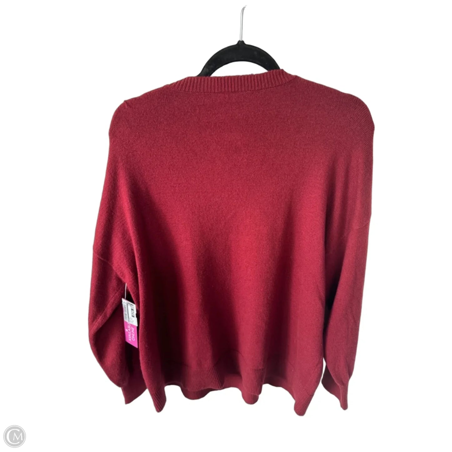 Sweater By Loft In Pink & Red, Size: Xl