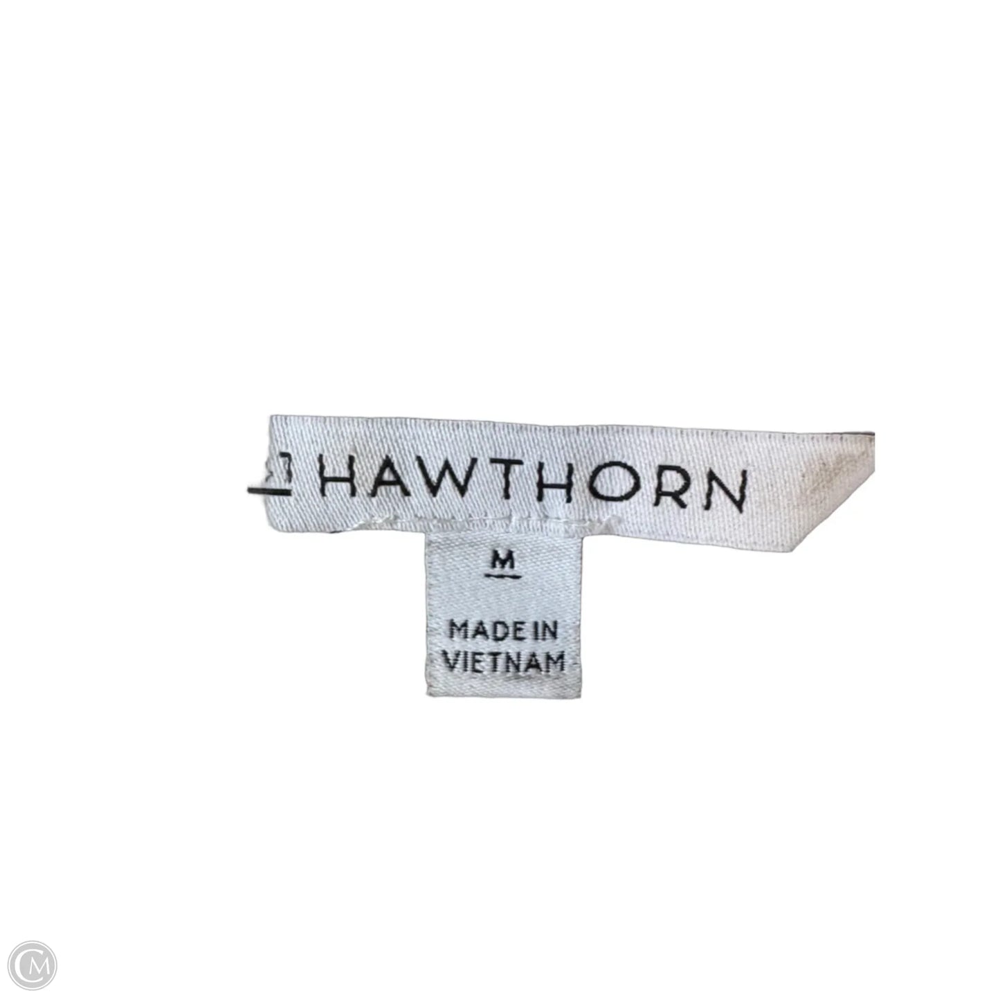 Top Short Sleeve By 41 Hawthorn In Pink & White, Size: M