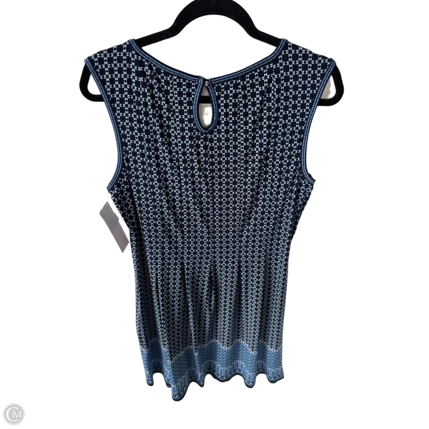 Dress Casual Short By Max Studio In Blue, Size: Xl