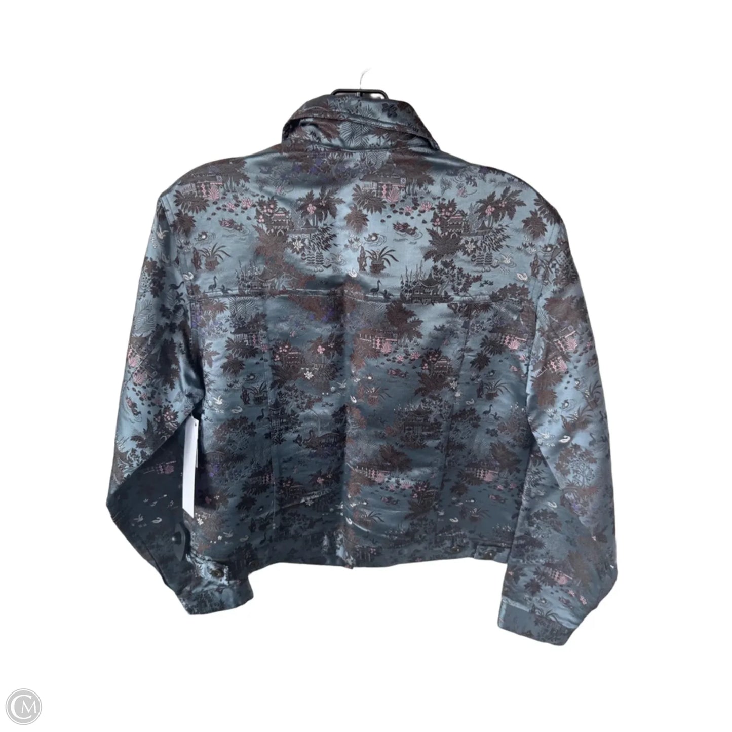Jacket Other By Cmc In Blue & Brown, Size: M