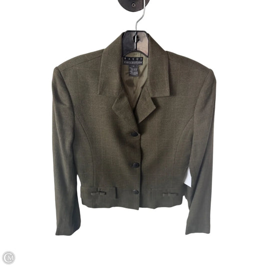 Blazer By Clothes Mentor In Green & Pink, Size: S