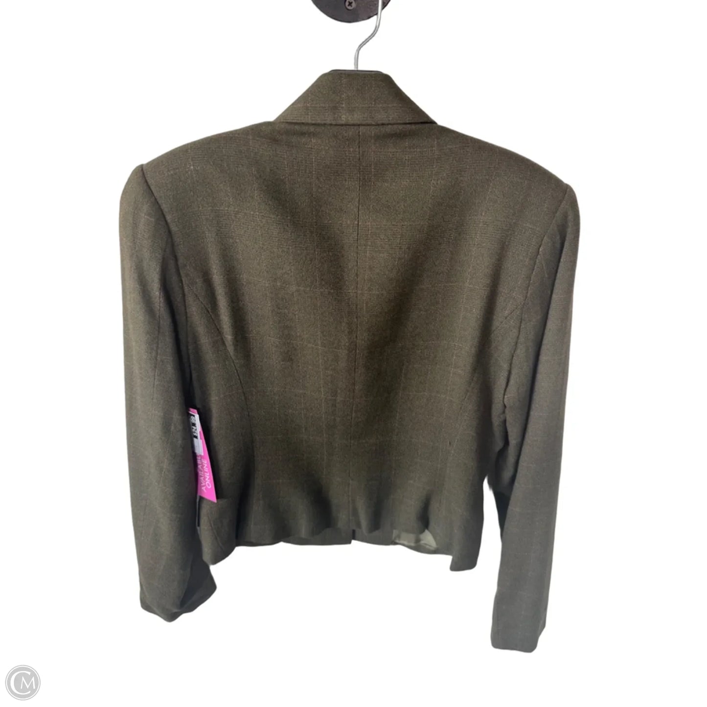 Blazer By Clothes Mentor In Green & Pink, Size: S