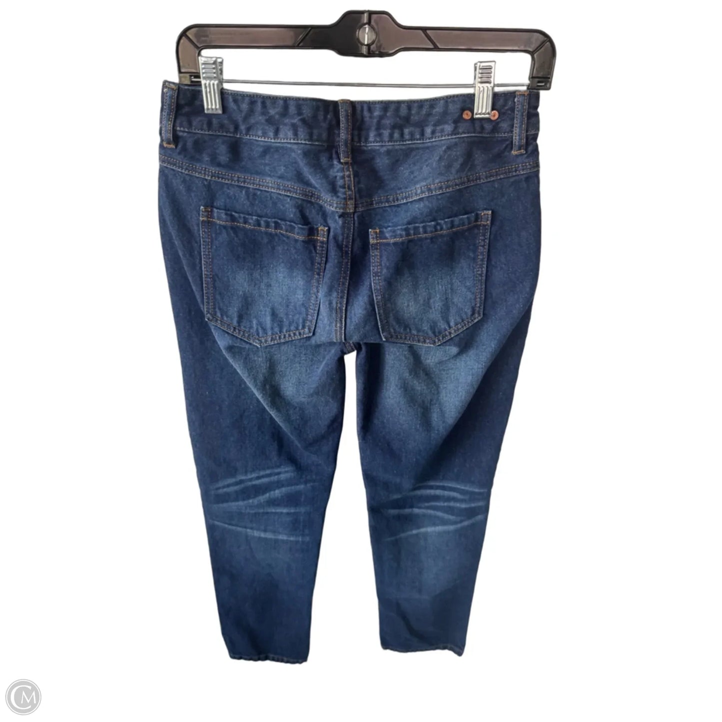 Jeans Straight By Cabi In Blue Denim, Size: 2