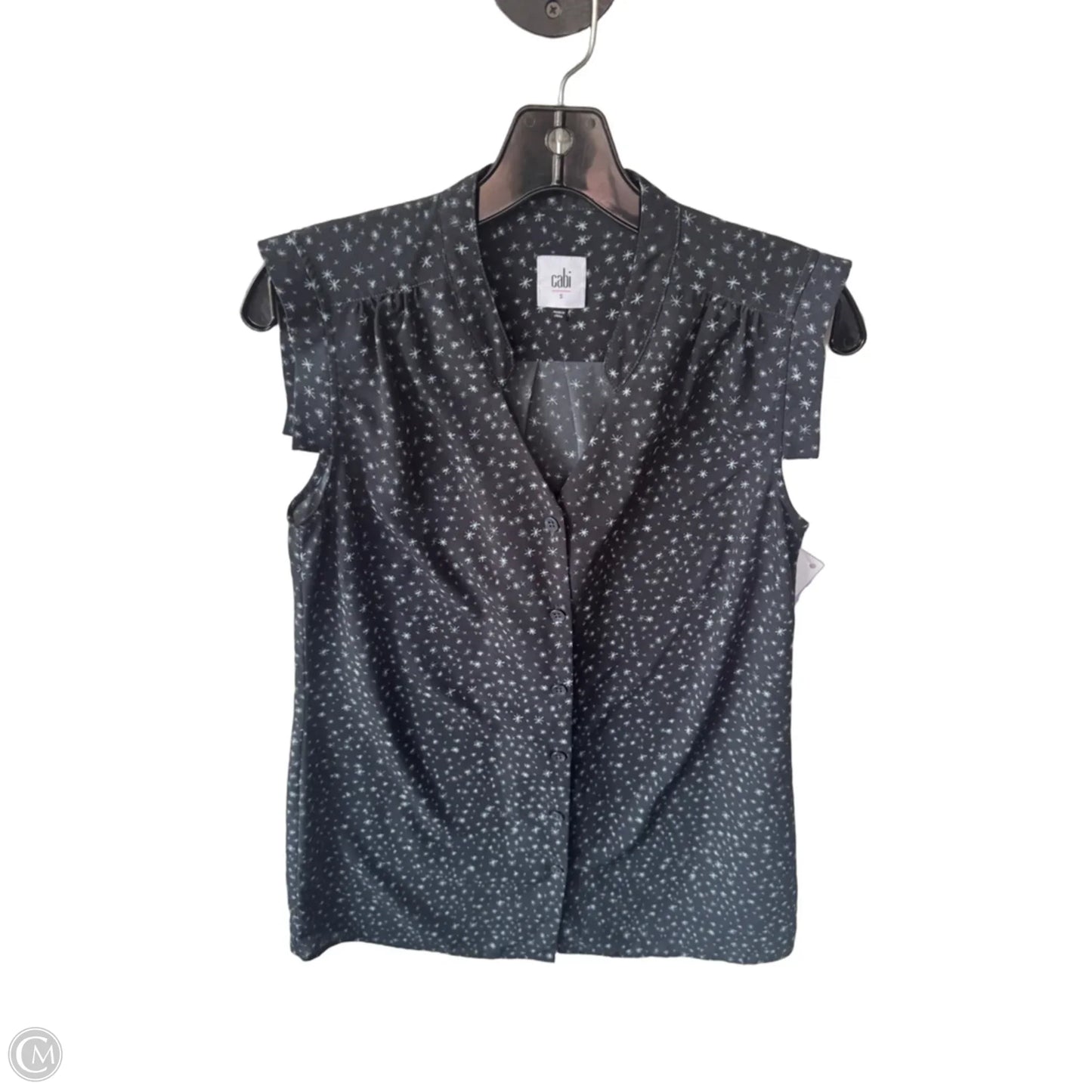 Tunic Short Sleeve By Cabi In Grey, Size: S