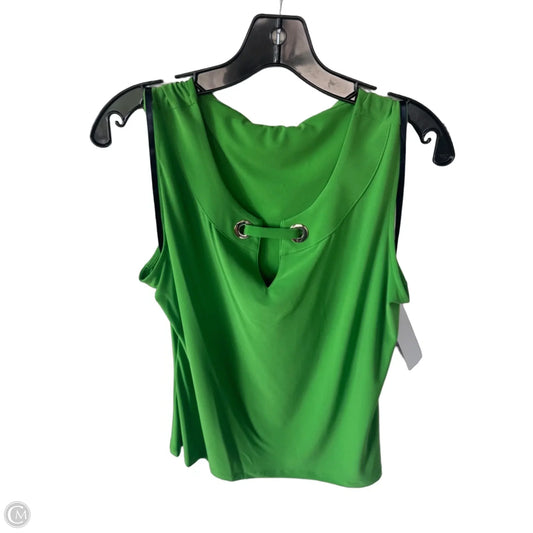 Top Sleeveless By Tommy Hilfiger In Green, Size: Xl