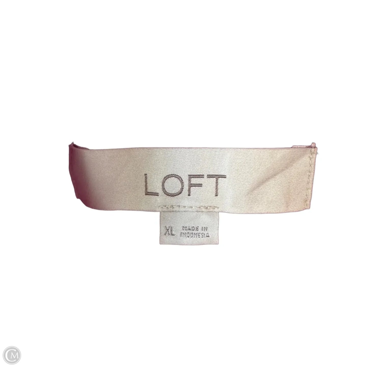 Jacket Shirt By Loft In Pink, Size: Xl