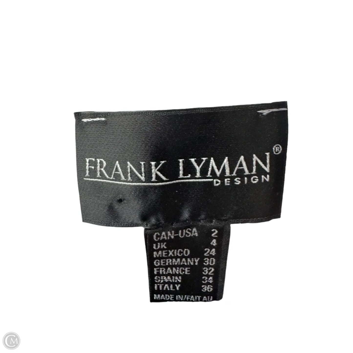 Dress Party Short By Frank Lyman In Pink & White, Size: Xs