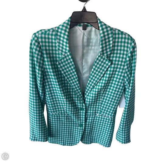Blazer By Alya In Green & White, Size: M