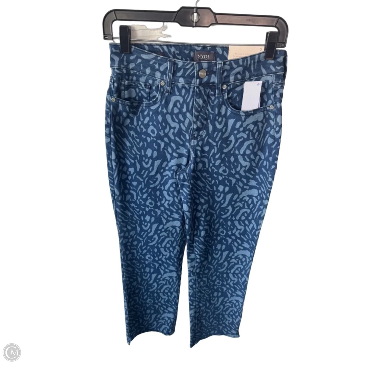 Jeans Straight By Not Your Daughters Jeans In Blue Denim, Size: 0