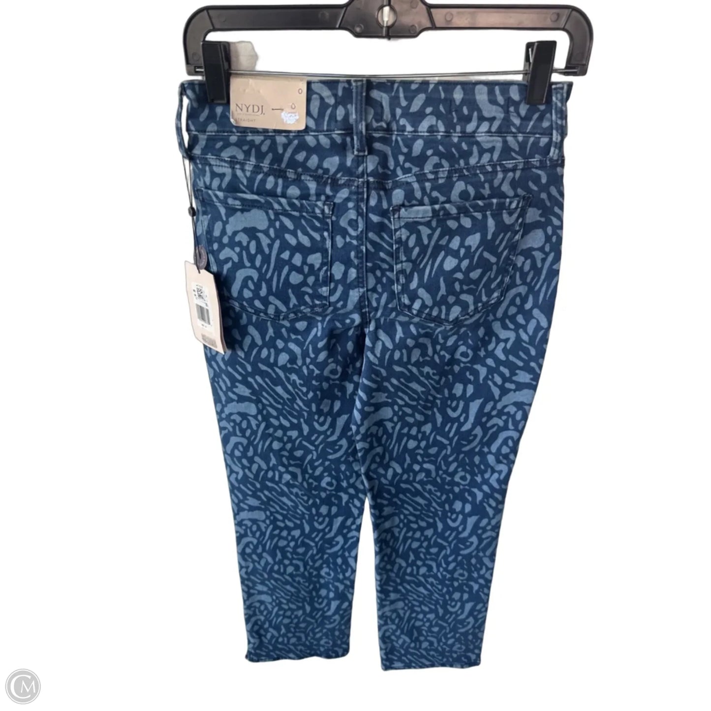 Jeans Straight By Not Your Daughters Jeans In Blue Denim, Size: 0