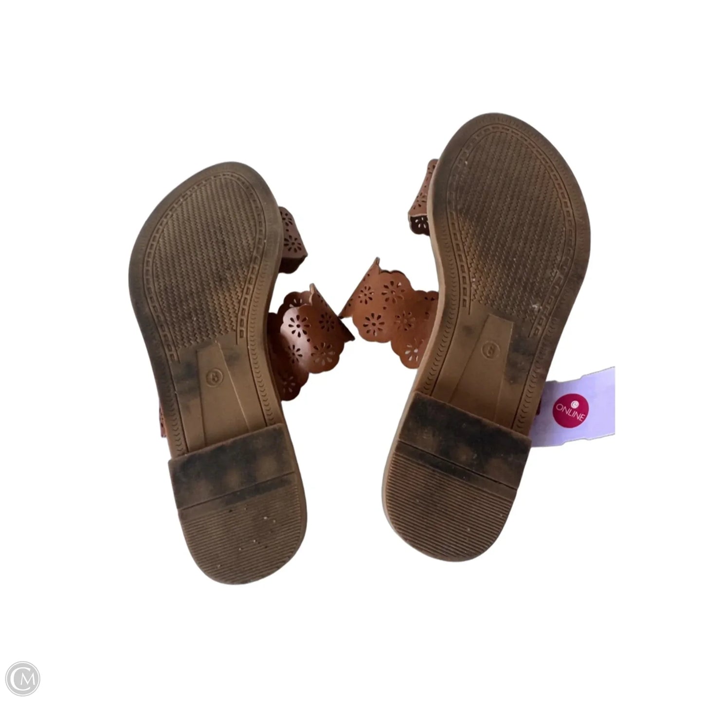 Sandals Flats By Kensie In Brown, Size: 8