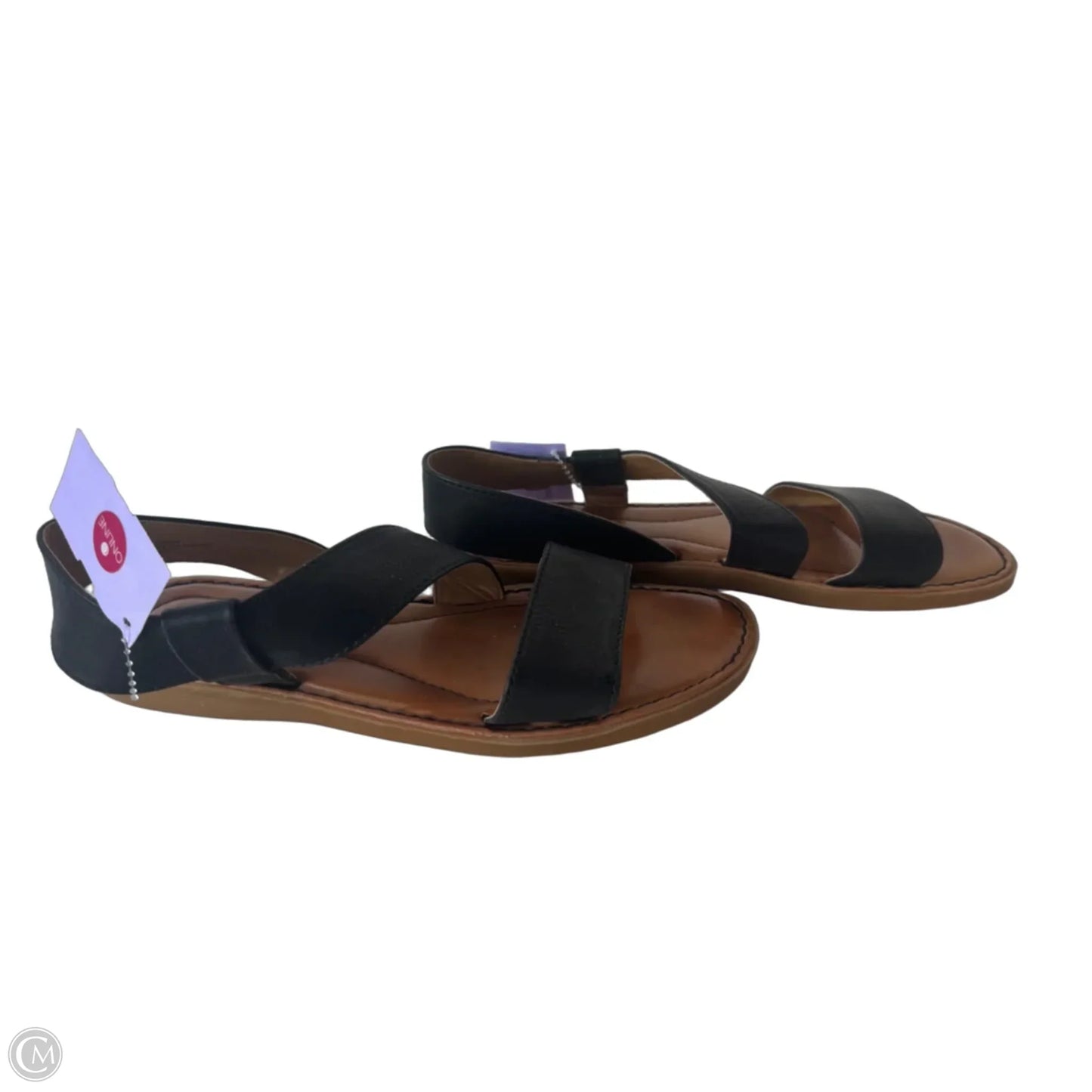 Sandals Flats By Boc In Black & Brown, Size: 7