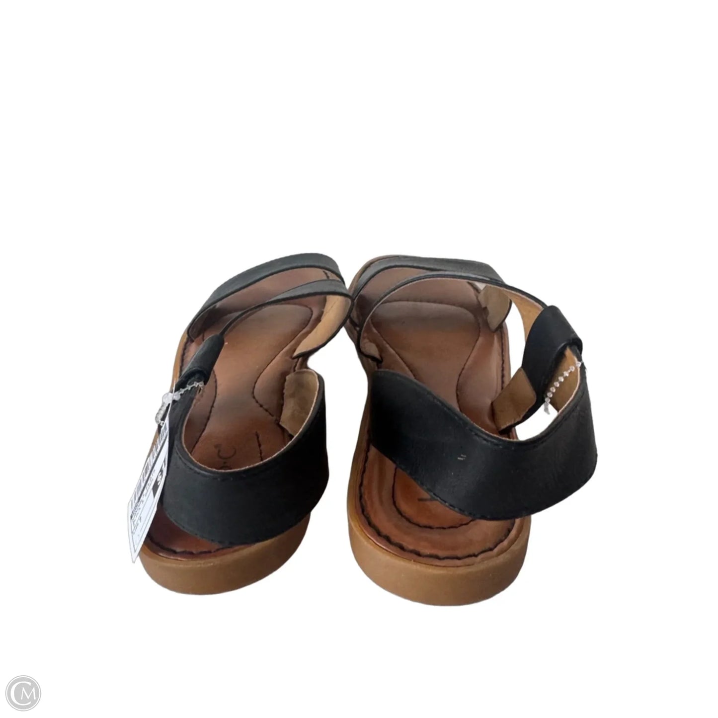Sandals Flats By Boc In Black & Brown, Size: 7