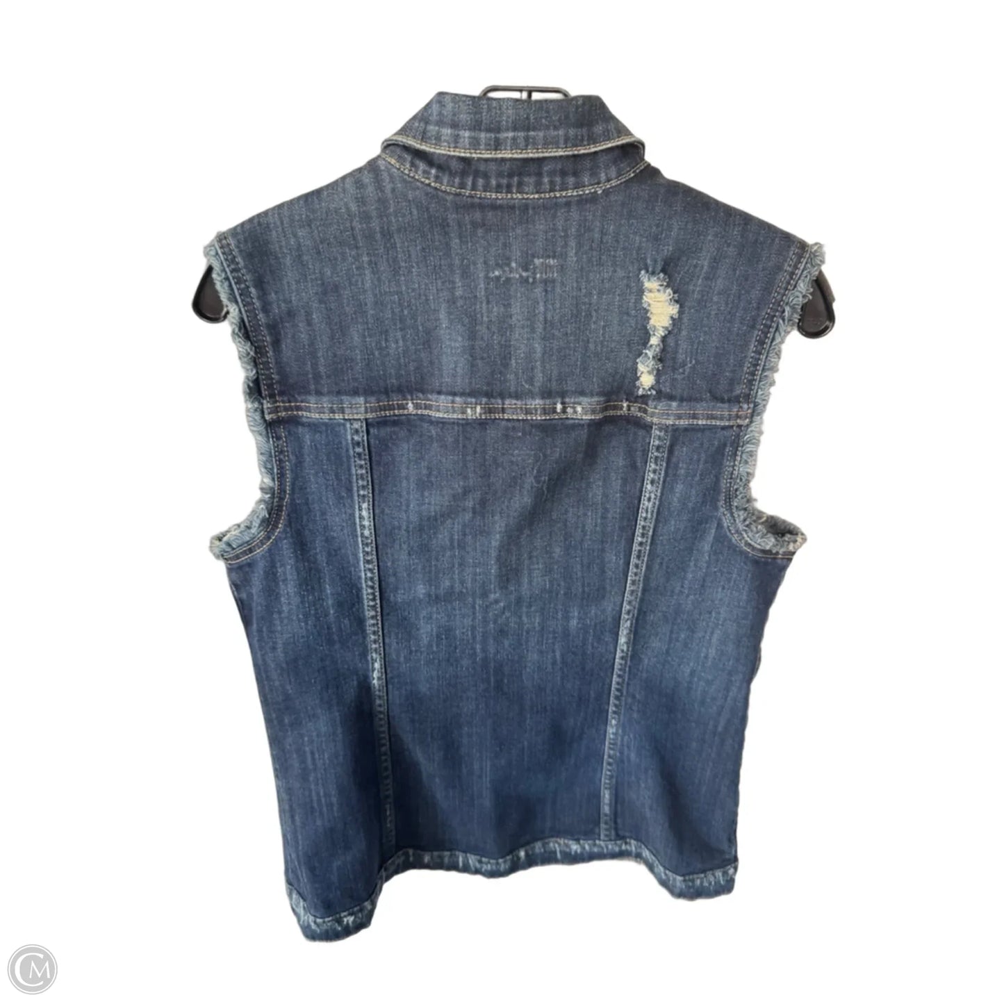 Vest Other By Kut In Blue Denim, Size: M