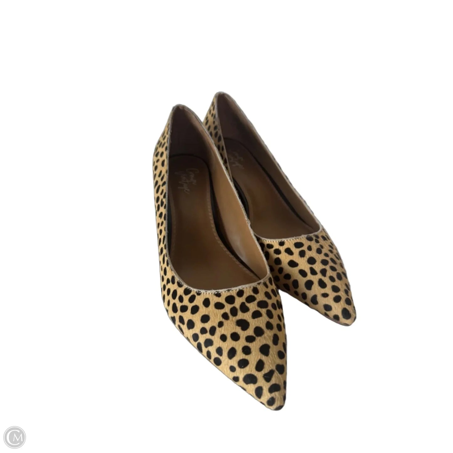 Shoes Heels Block By Crown Vintage In Animal Print, Size: 7.5