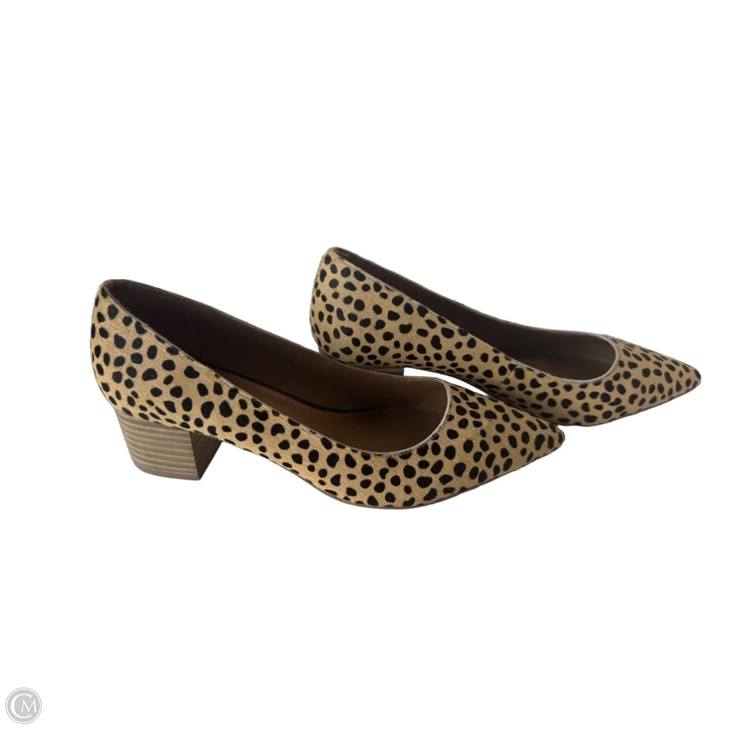 Shoes Heels Block By Crown Vintage In Animal Print, Size: 7.5