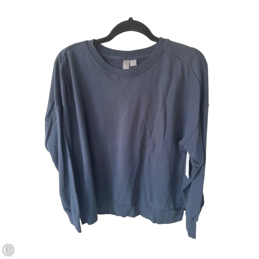 Athletic Sweatshirt Crewneck By Sweaty Betty In Blue, Size: L