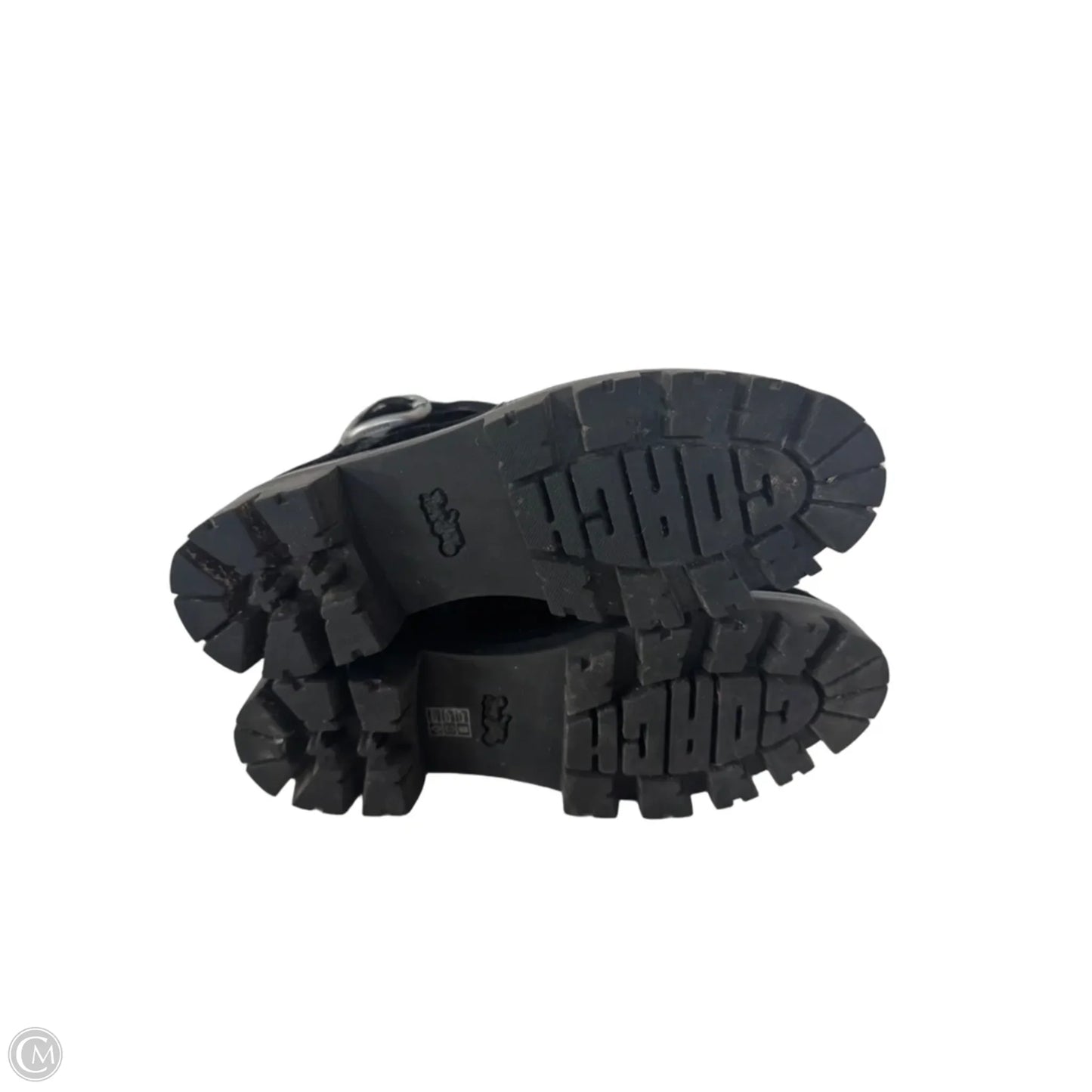 Boots Designer By Coach In Black, Size: 6.5
