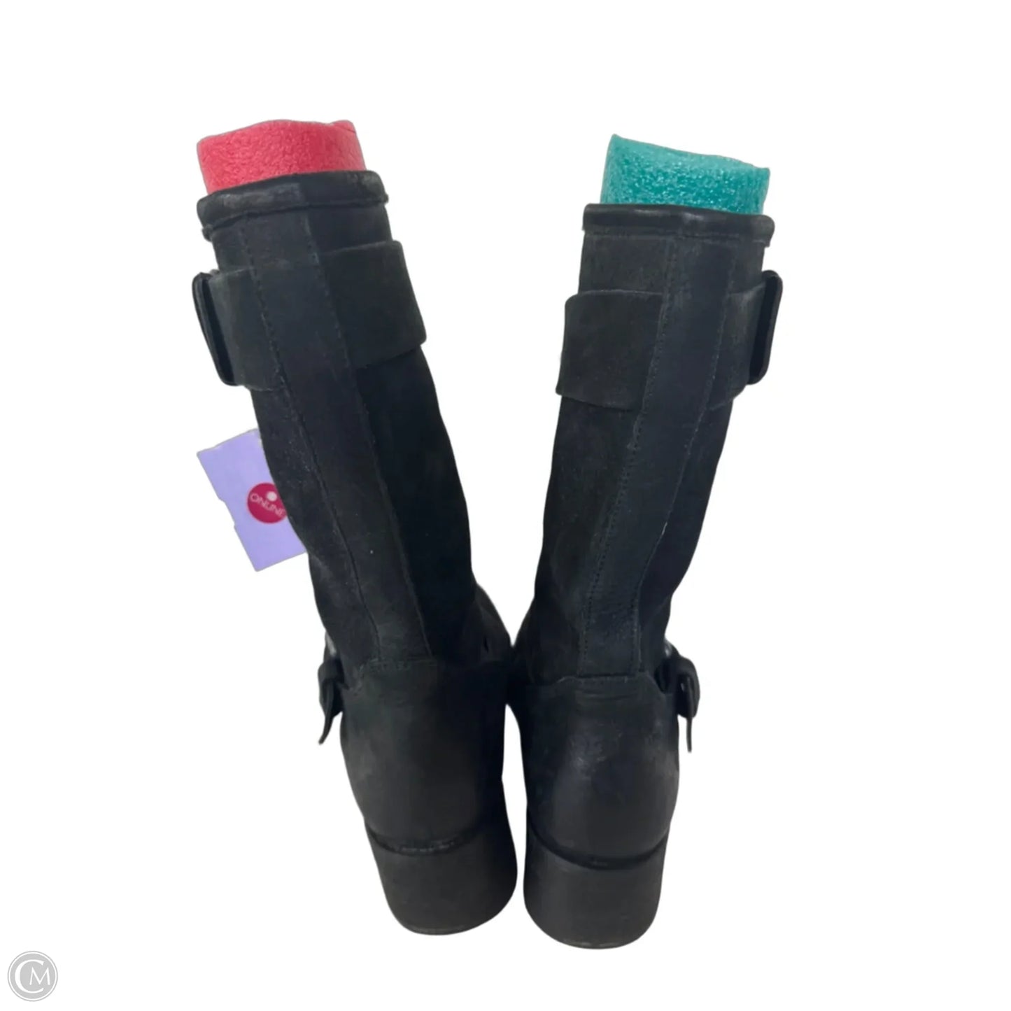 Boots Designer By Vera Wang In Black, Size: 6.5