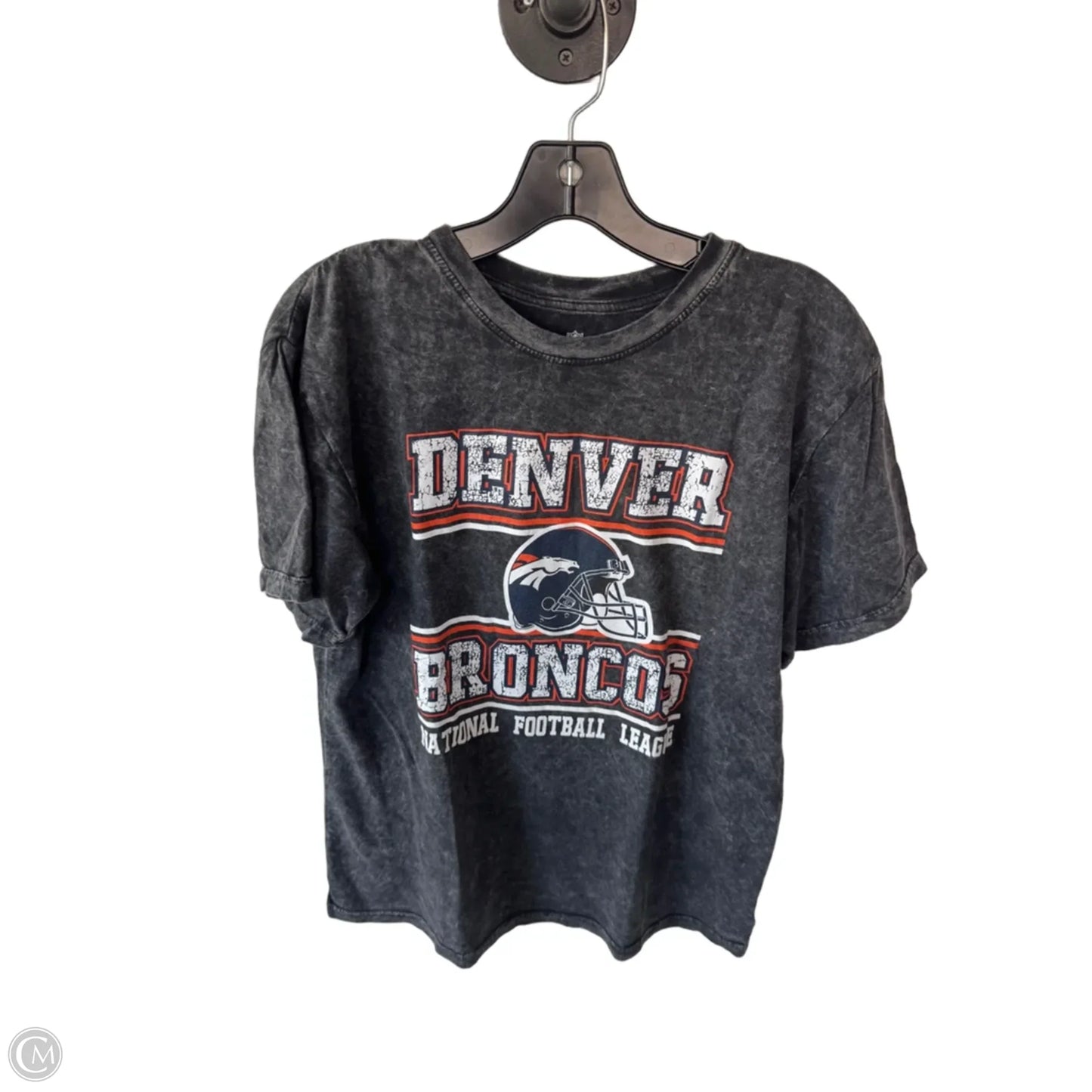 Top Short Sleeve Basic By Nfl In Grey, Size: L