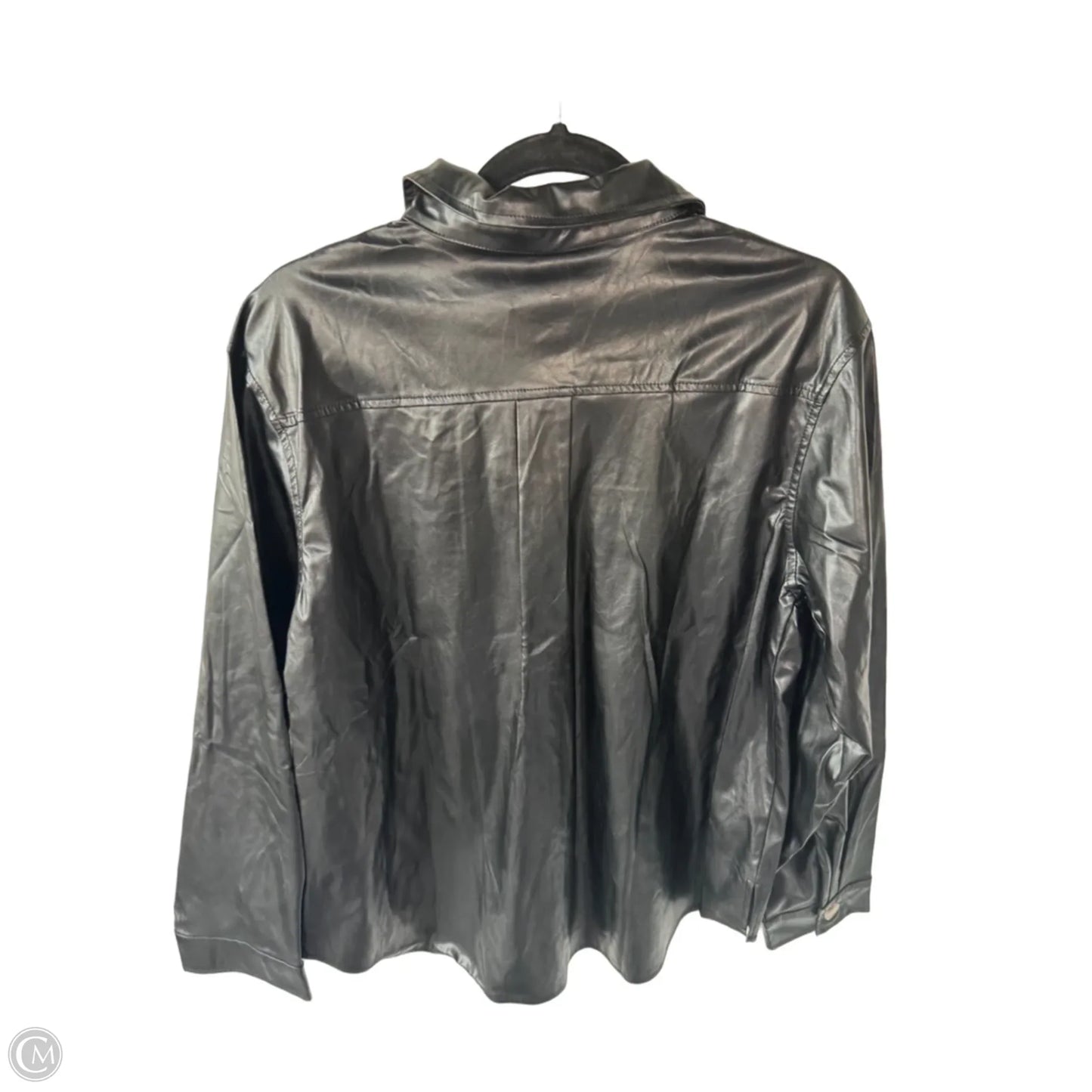 Jacket Shirt By Anniewear In Black, Size: 1x