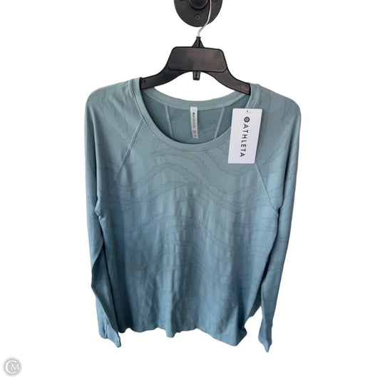 Athletic Top Long Sleeve Crewneck By Athleta In Blue, Size: Xl
