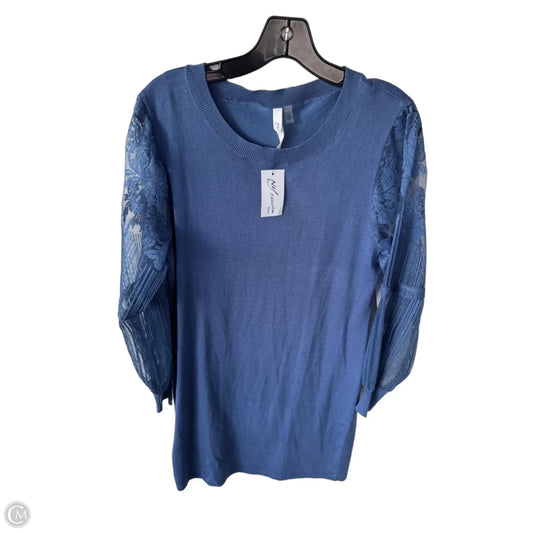 Dress Sweater By Ny Collection In Blue, Size: Xlp