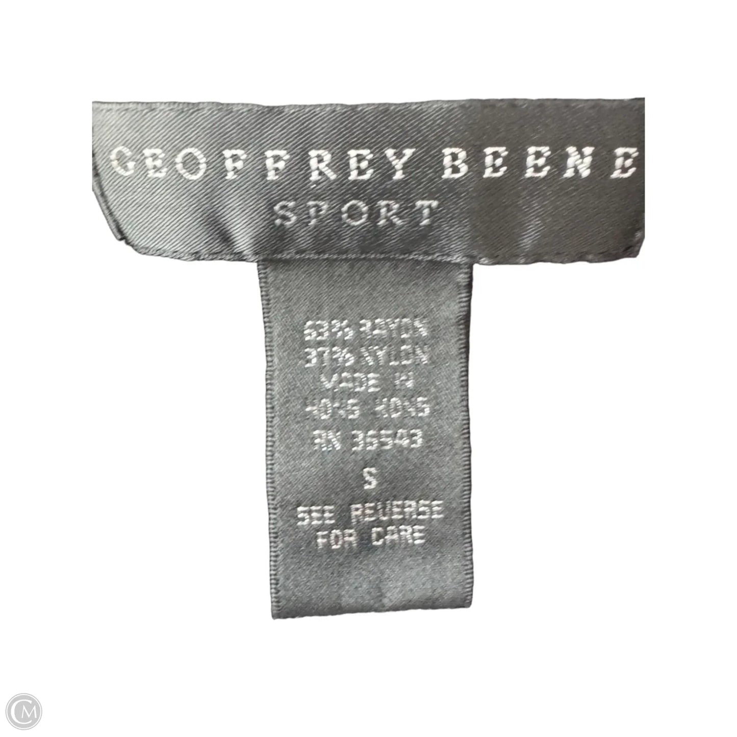 Vest Sweater By Geoffery Beene In Black, Size: S