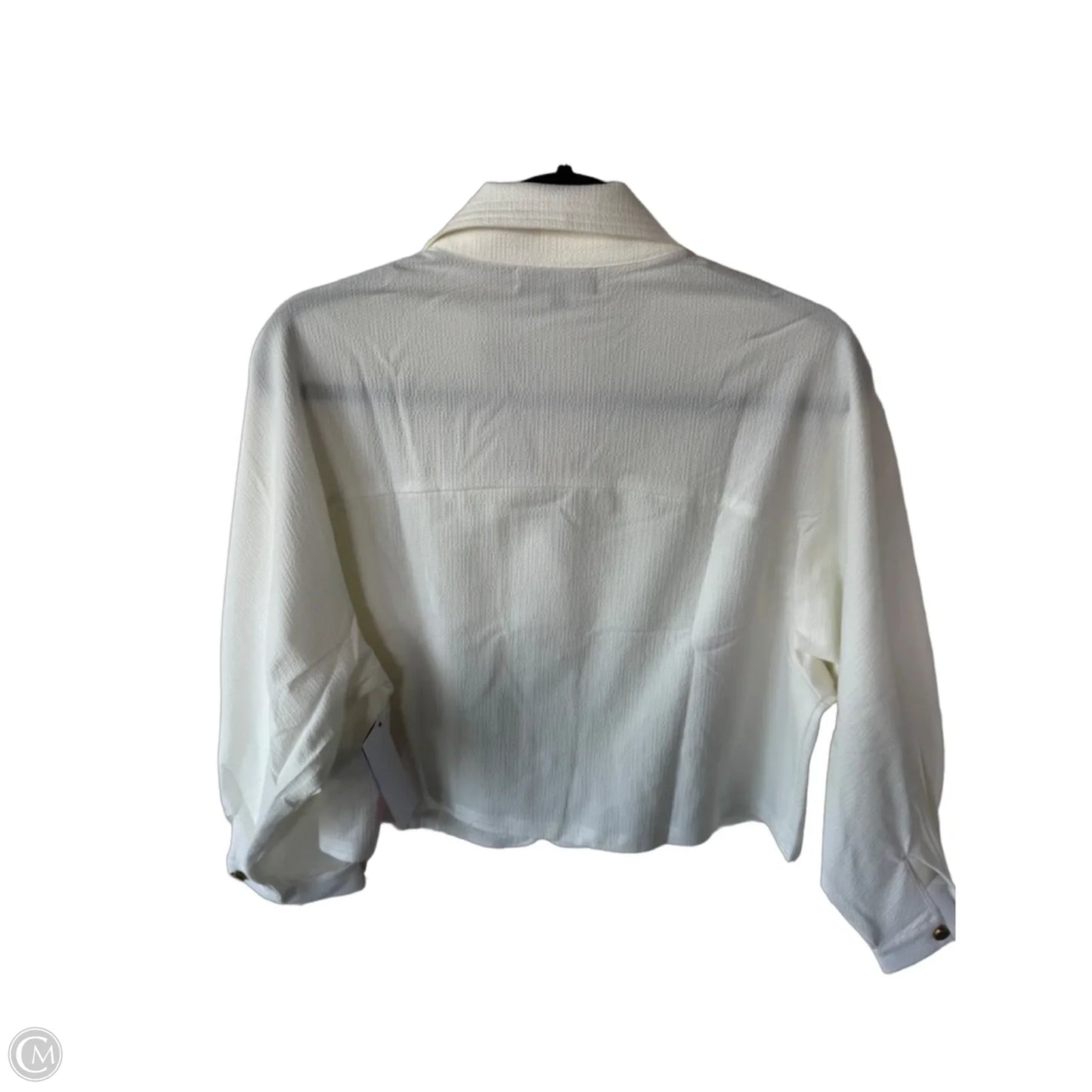 Jacket Other By Clothes Mentor In Cream, Size: L