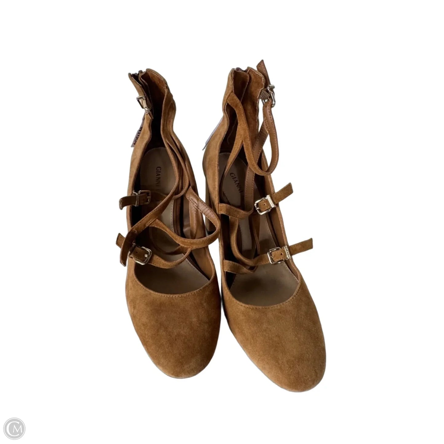 Shoes Heels Block By Gianni Bini In Brown, Size: 9