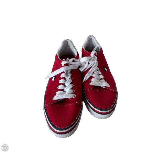 Shoes Sneakers By Tommy Hilfiger In Red, Size: 9