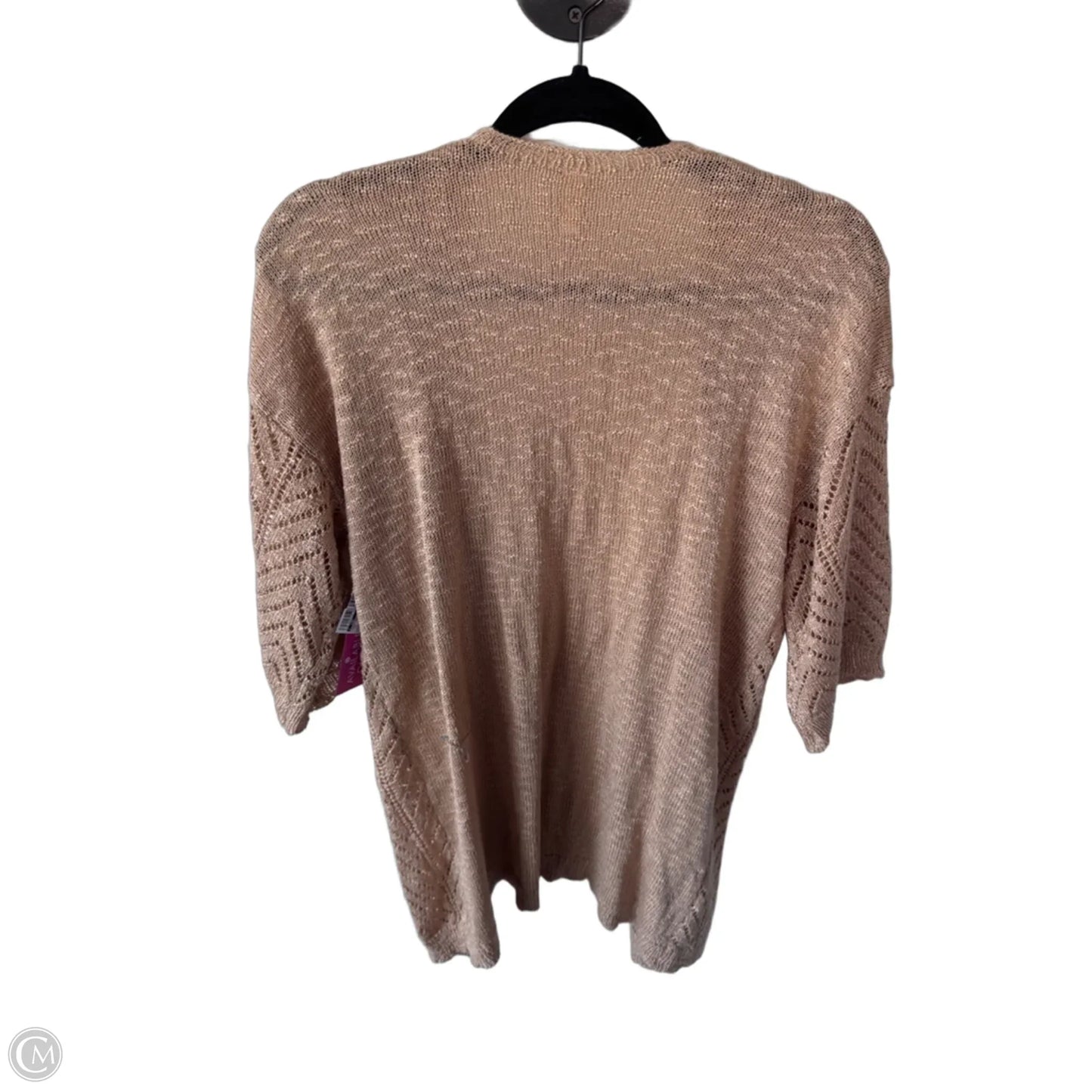 Sweater Cardigan By Cmc In Tan, Size: M