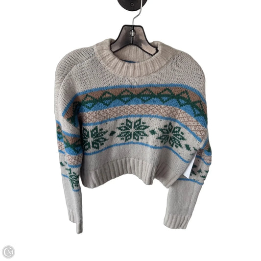 Sweater By La Hearts In Blue & Tan, Size: S
