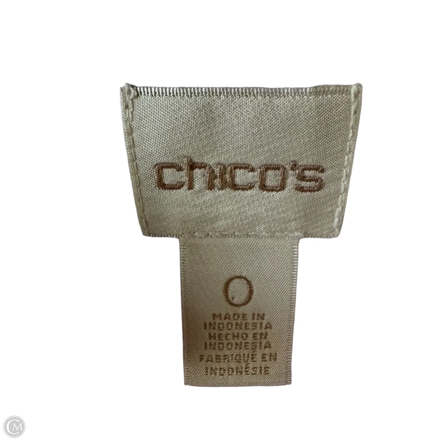 Top Long Sleeve By Chicos In White, Size: S