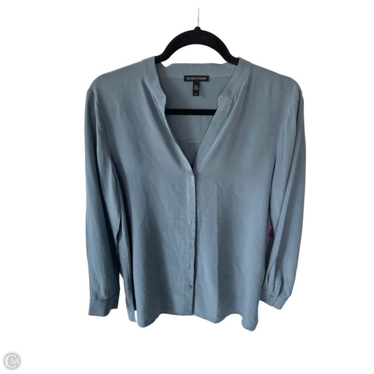 Top Long Sleeve By Eileen Fisher In Blue, Size: S