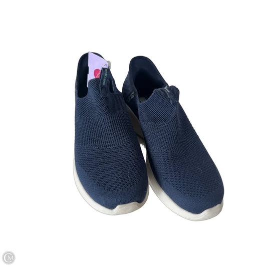 Shoes Sneakers By Skechers In Blue & White, Size: 8.5