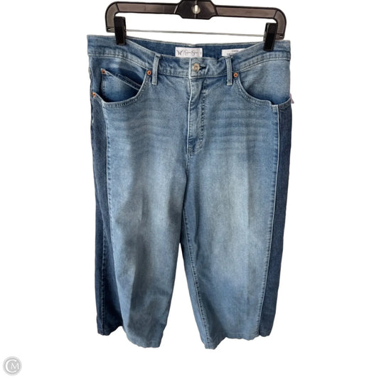 Jeans Wide Leg By Jessica Simpson In Blue Denim, Size: 10