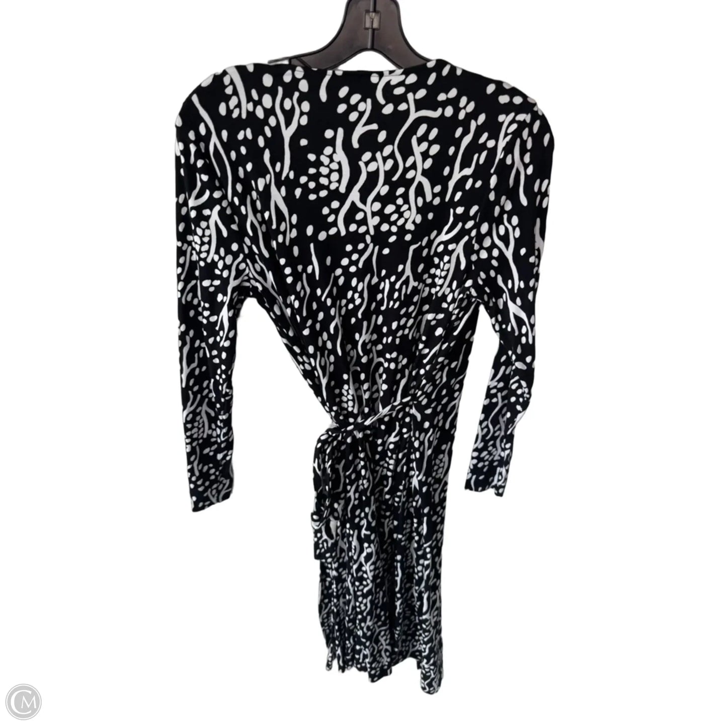 Dress Designer By Diane Von Furstenberg In Black & White, Size: M