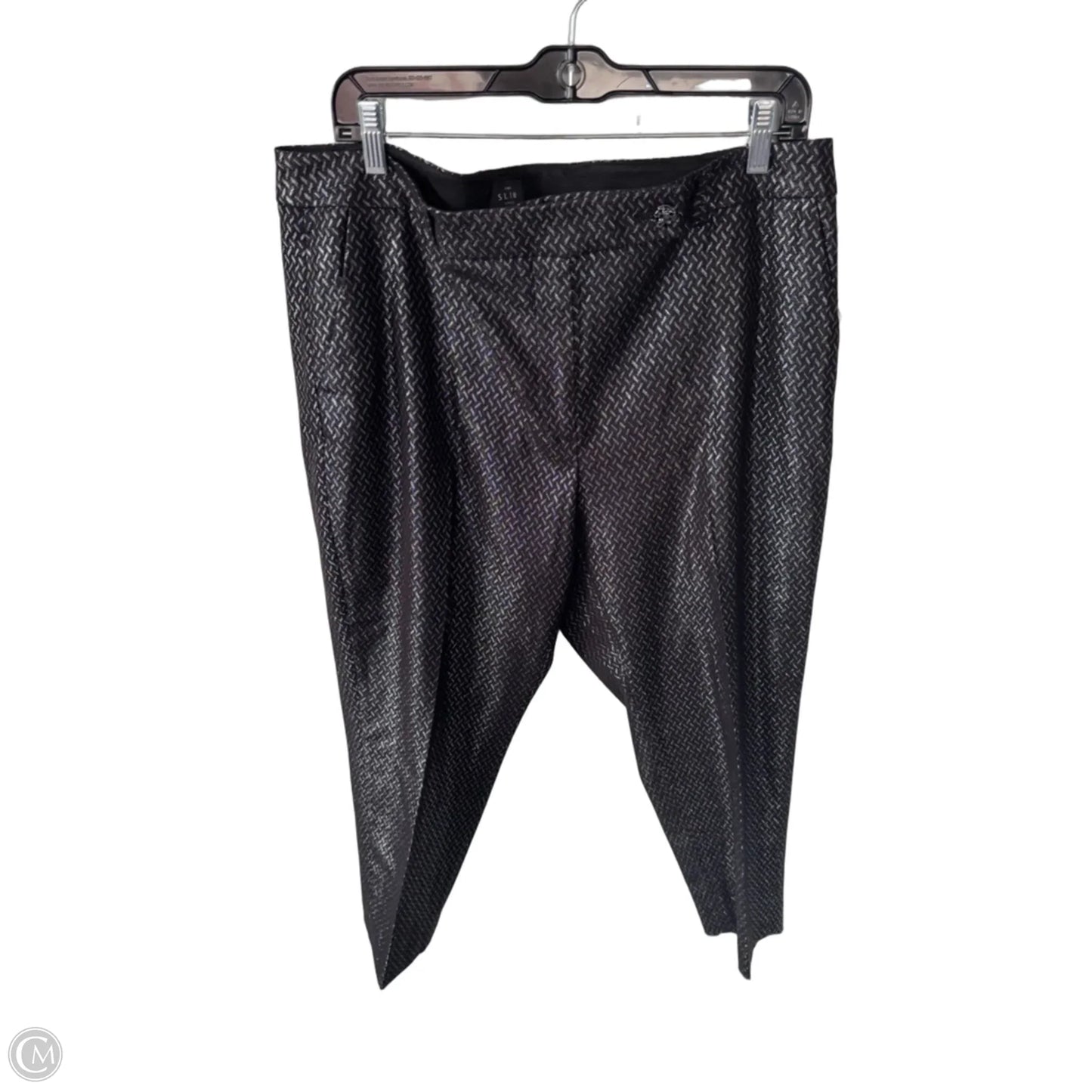 Pants Dress By White House Black Market In Black & Silver, Size: 14