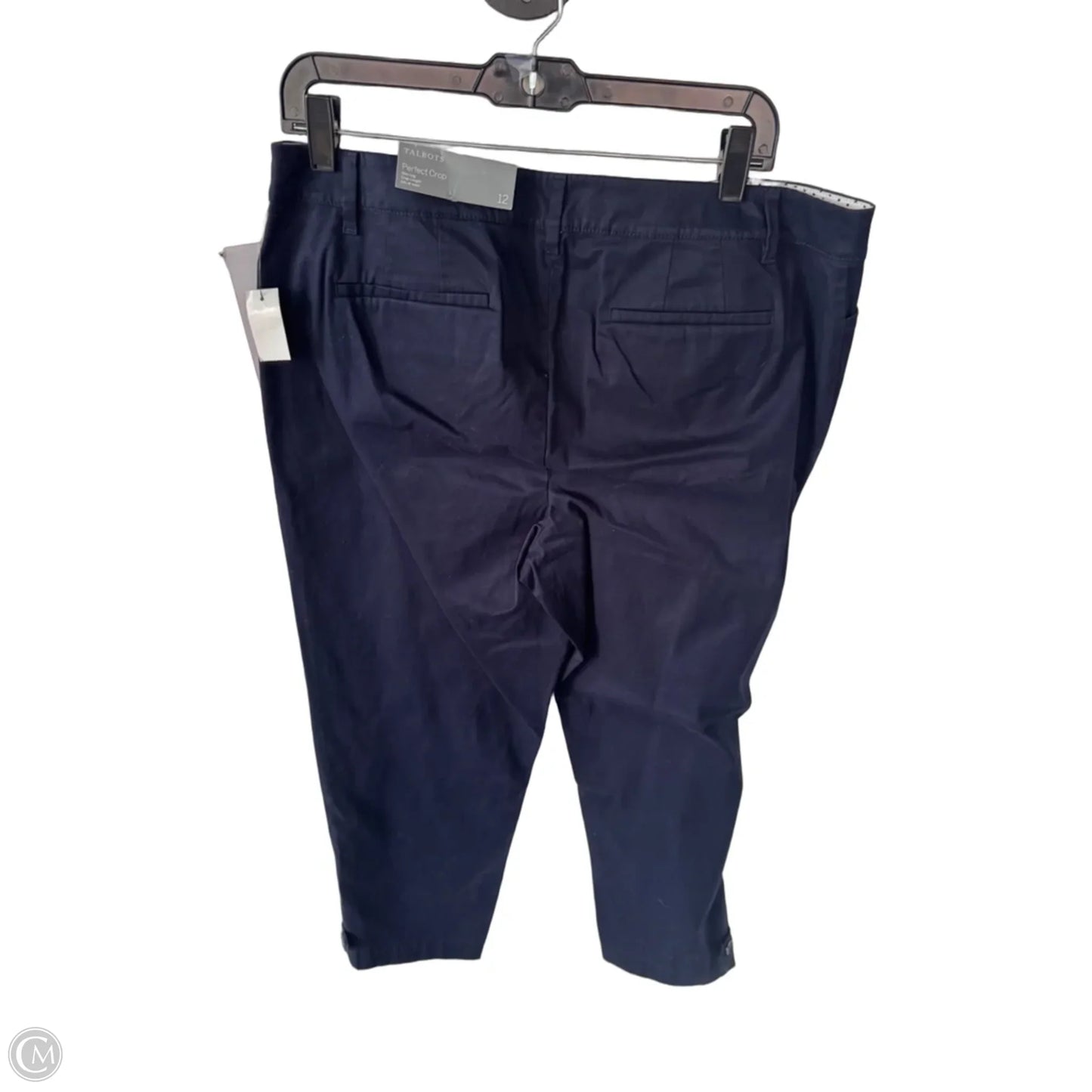 Pants Cropped By Talbots In Navy, Size: 12