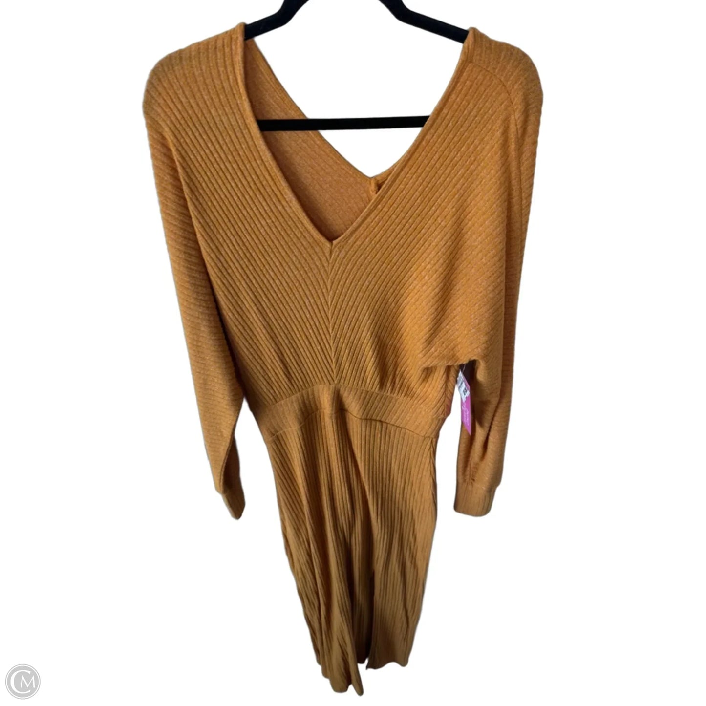 Dress Casual Midi By Daily Practice By Anthropologie In Yellow, Size: S