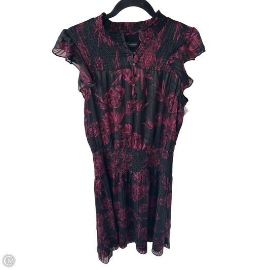 Dress Party Midi By White House Black Market In Black & Pink, Size: M